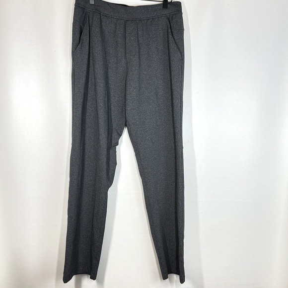 LULULEMON men Size Large Discipline Pants Heathered Black Grey AB - Picture 1 of 13